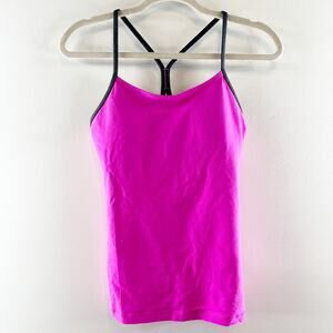 Lululemon Power Y Racerback Built in Bra Tank Top Pink 6
